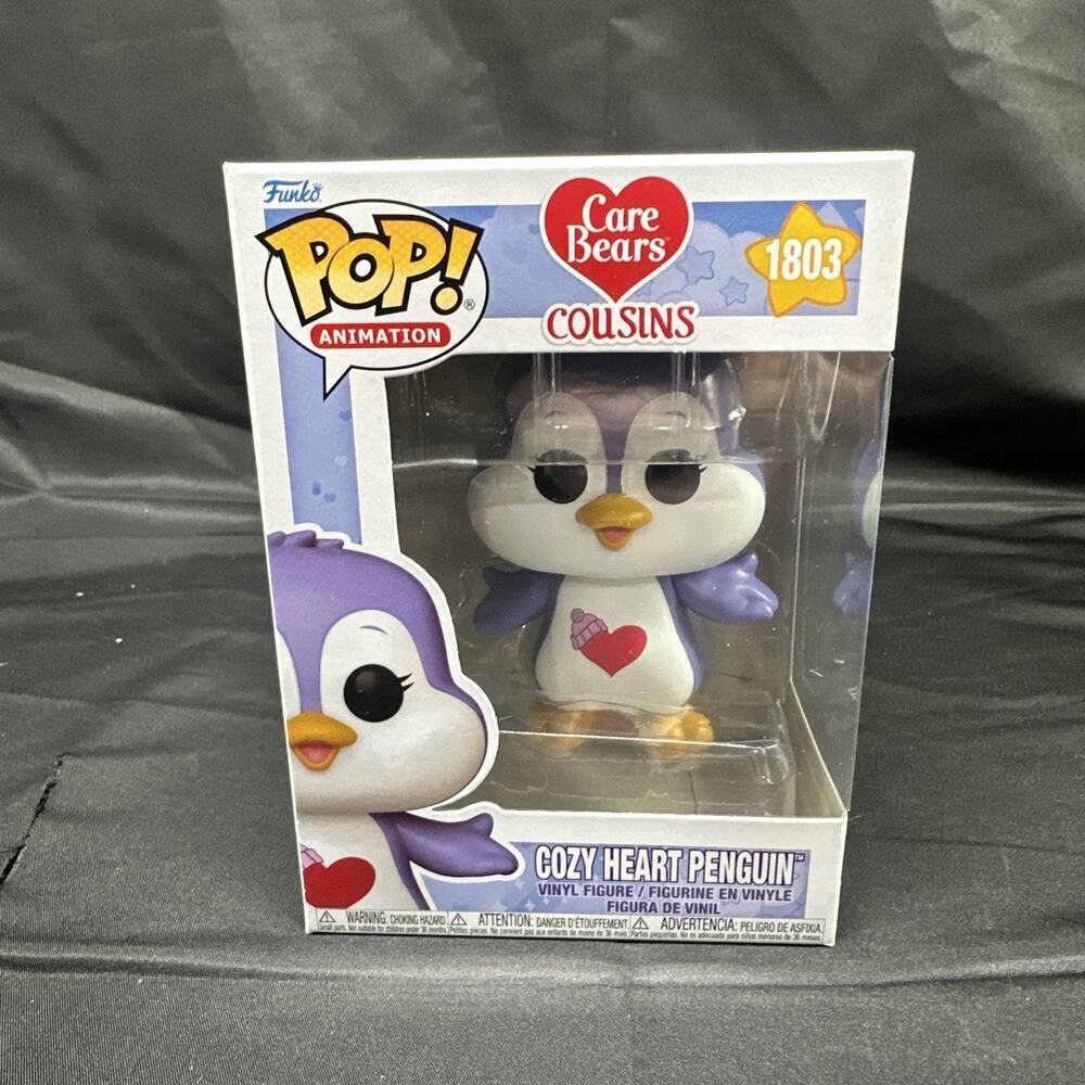 Funko! Pop Animation Care Bear Cousins Cozy Heart Penguin Bright Heart Raccoon - Picture 7 of 12